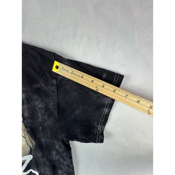 Gorillaz Band Graphic T Shirt Large Gildan Heavy Cotton Black Tie Dye Tee - Picture 9 of 12